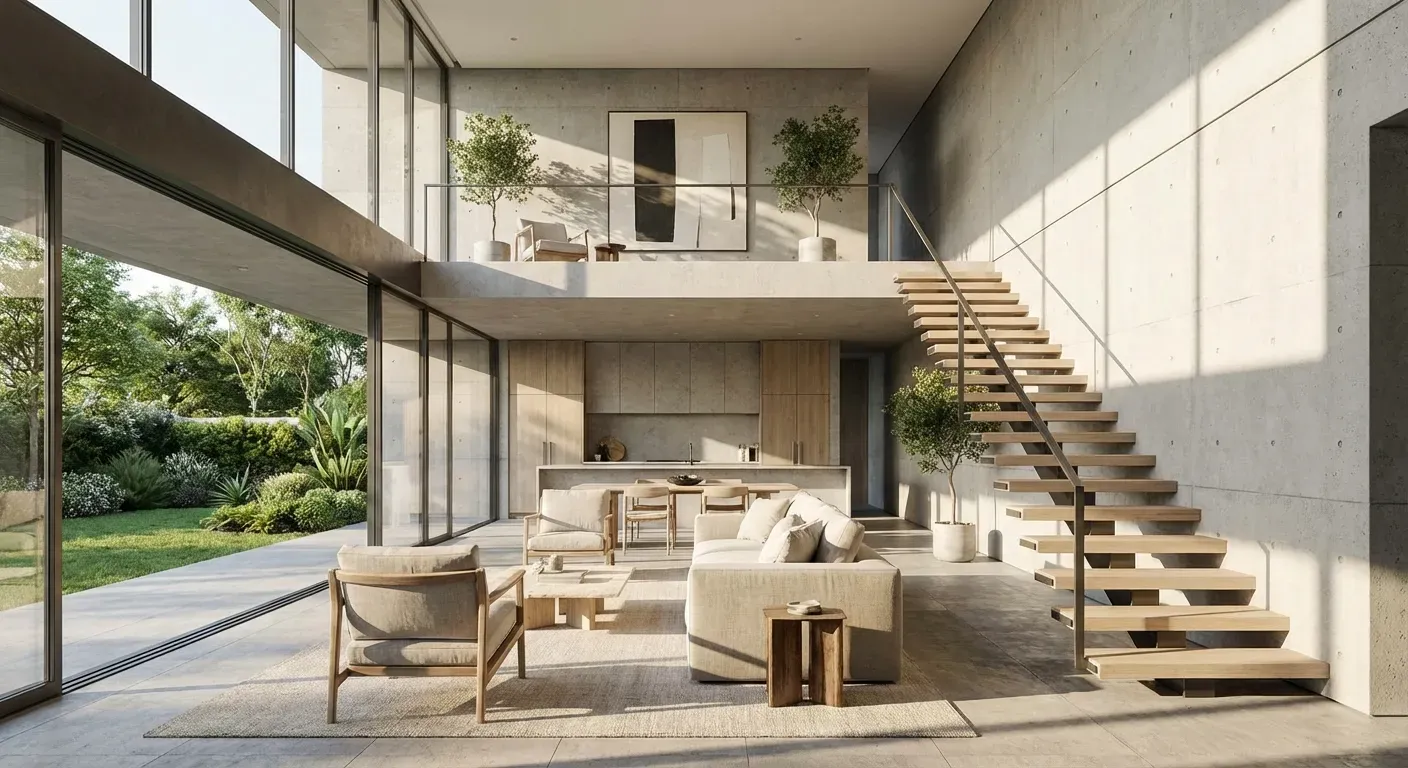 Architectural visualization - Deck de Madeira vs WPC: Qual Escolher para Área Externa em 2026?