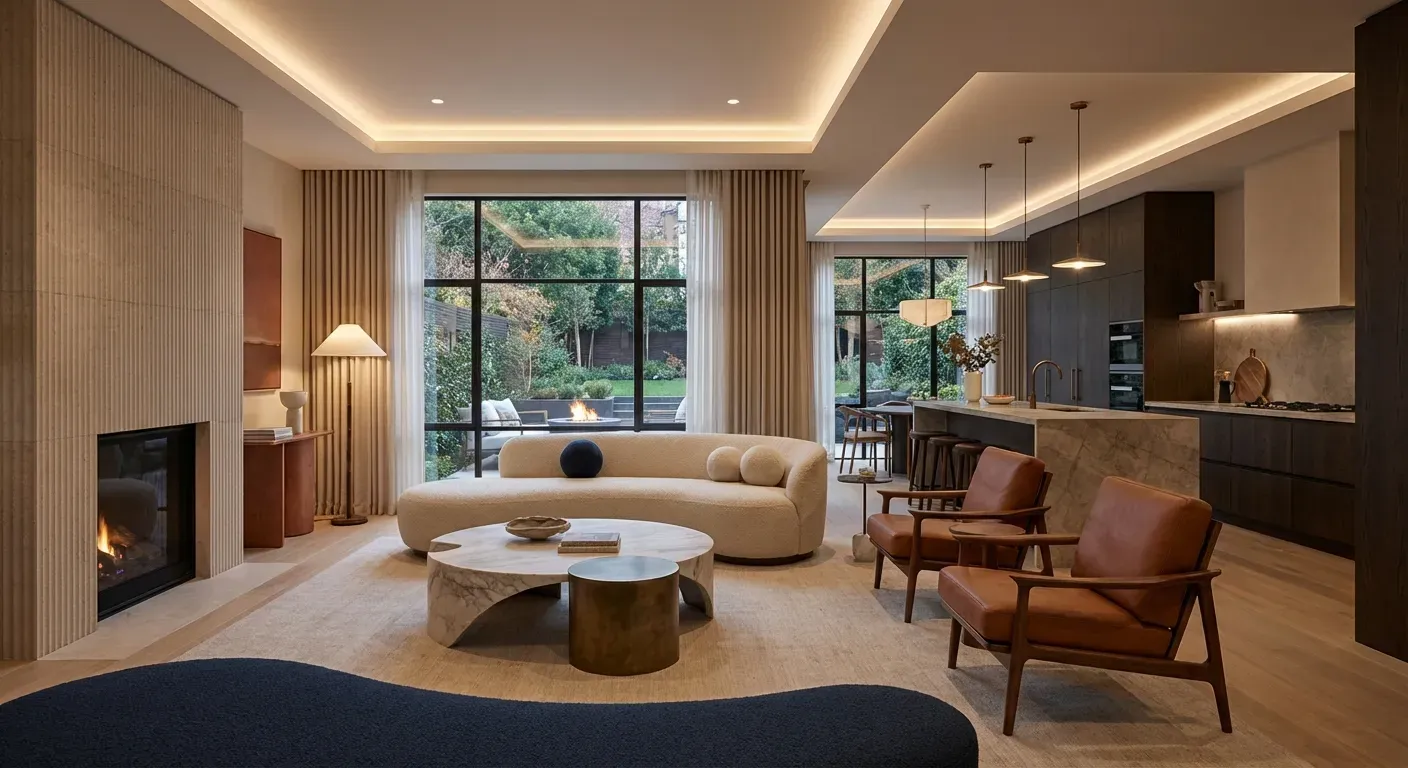 Interior design concept - Deck de Madeira vs WPC: Qual Escolher para Área Externa em 2026?