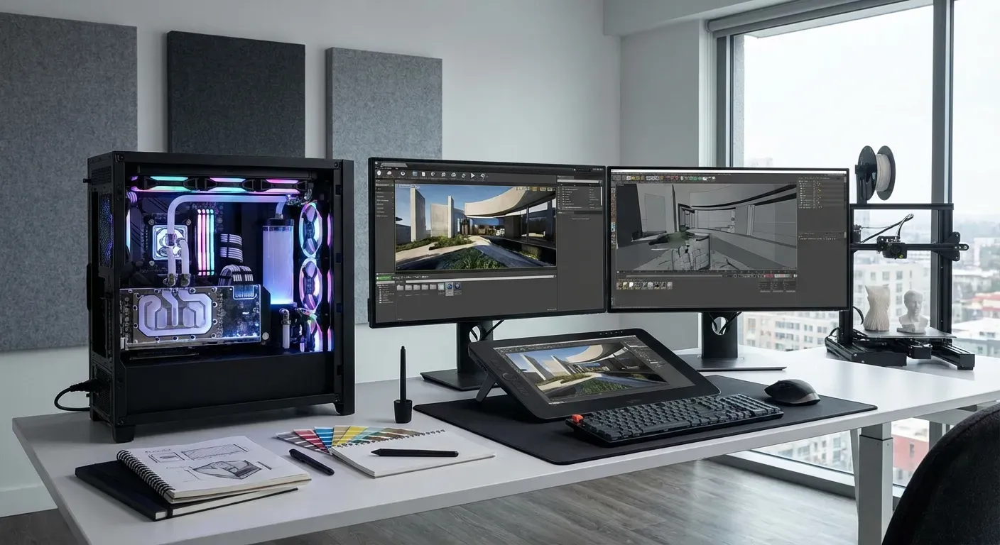 Interior design concept - Vegetação SketchUp 2026: Biblioteca Completa de Plantas e Árvores 3D