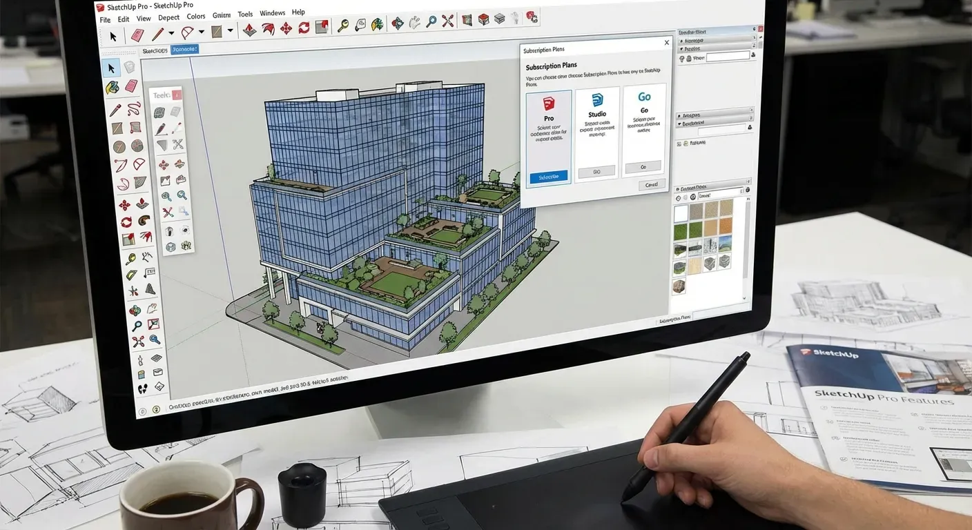 sketchup preço - exemplo prático