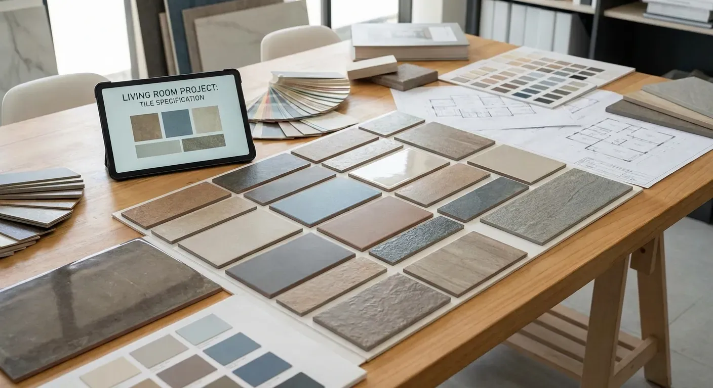 porcelanato para sala - exemplo prático