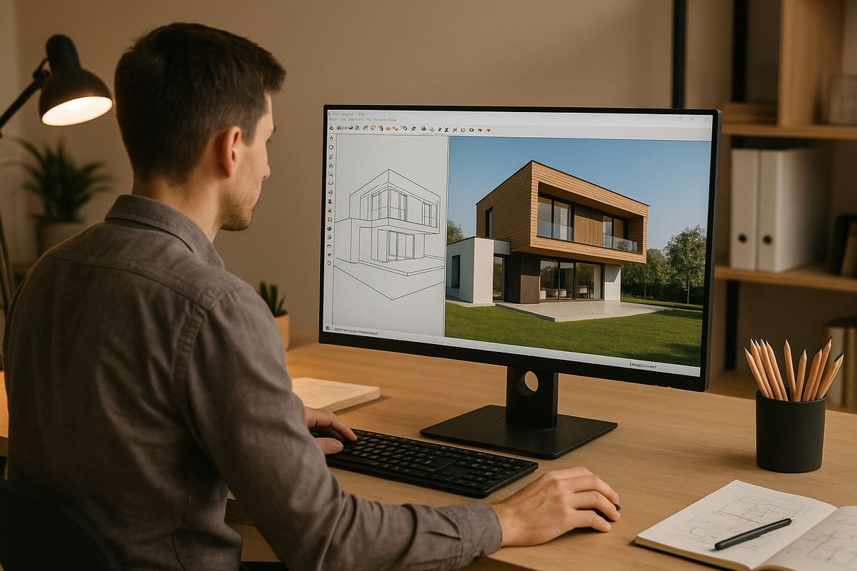 Render Rápido SketchUp: 7 Técnicas para Resultados em Minutos