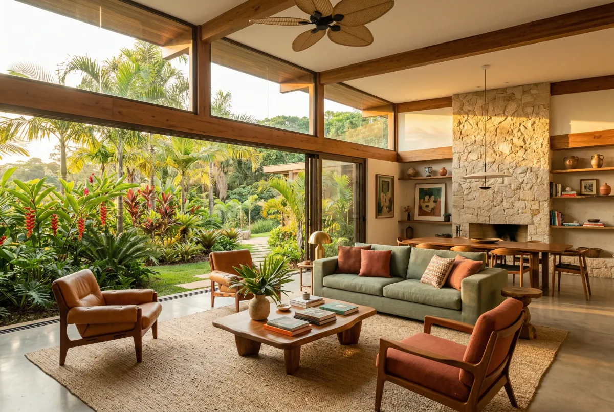 Sala de Estar Moderna 2026: Tendências e Inspirações