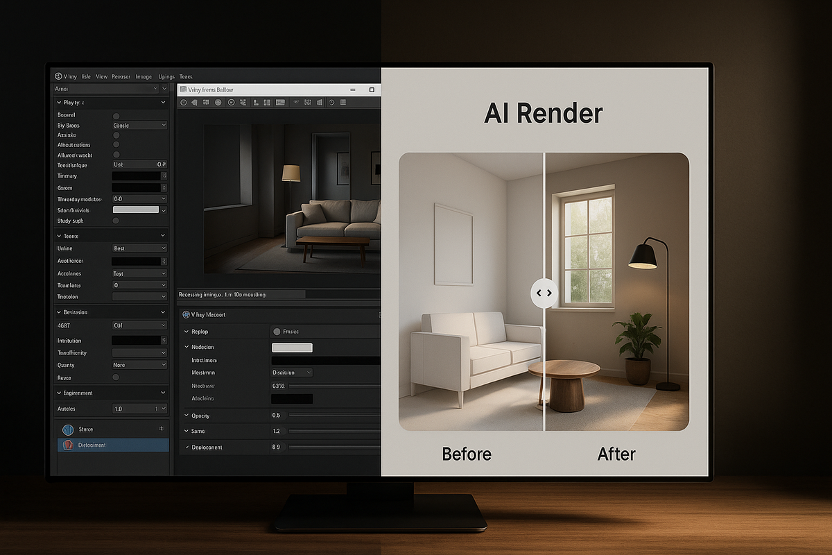 V-Ray vs Render com IA: Comparativo Honesto para Arquitetos