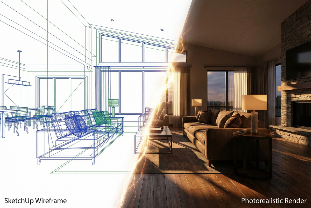 Render SketchUp Gratuito: Guia Completo 2026