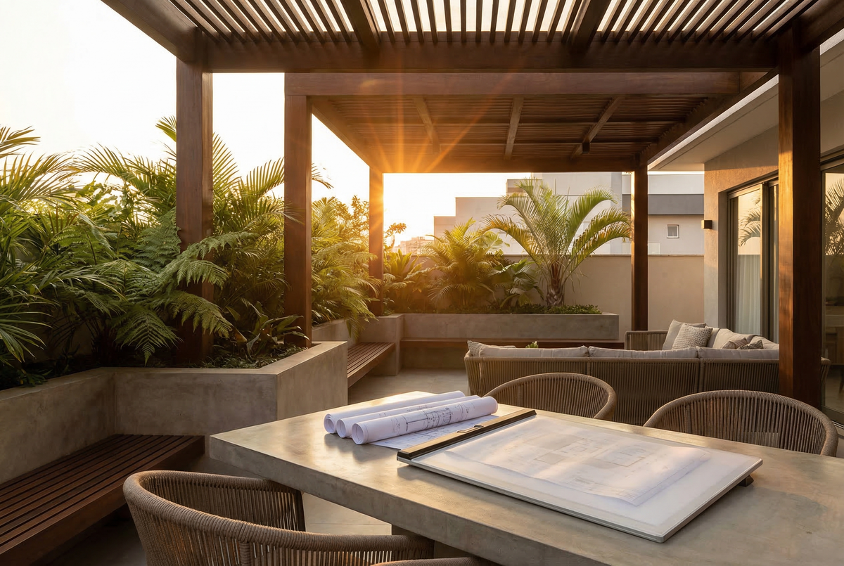 Terraço Coberto Conta Como Área Construída: Projetos e Ideias 2026