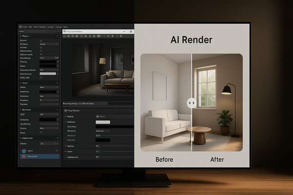 V-Ray vs Render com IA: Comparativo Honesto para Arquitetos