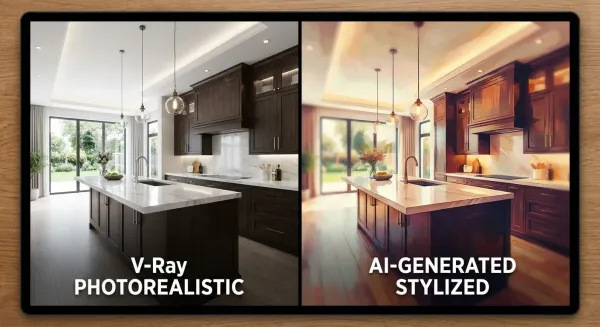 V-Ray SketchUp 2026: Tutorial Completo vs Render com IA