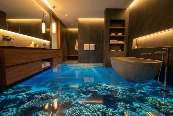 Porcelanato Líquido 3D: Pisos com Efeito Tridimensional para Projetos 2026