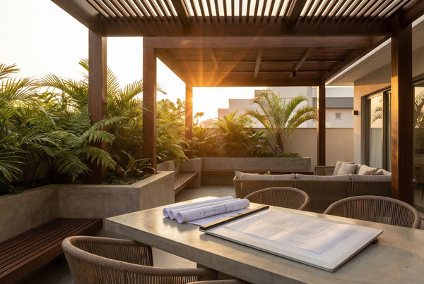 Terraço Coberto Conta Como Área Construída: Projetos e Ideias 2026